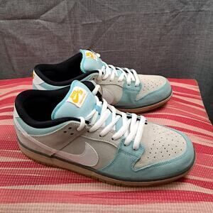 %Nike SB Dunk Low Pro 304292-410 2014 Gulf Of Mexico Size 12 Men Glacier - A1